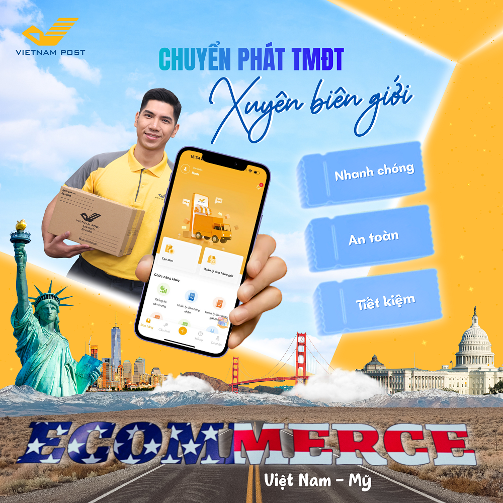 Chuyển hàng thương mại điện tử xuyên biên giới cùng Bưu điện Việt Nam