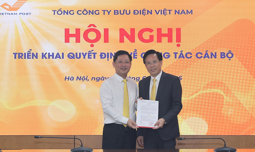 Bưu điện Việt Nam bổ nhiệm Trưởng ban Kiểm tra - Pháp chế