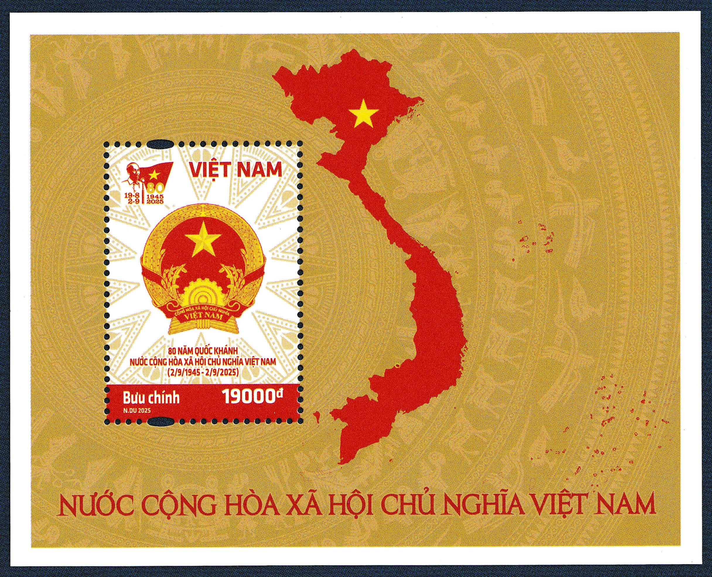 Hành trình 80 năm Quốc hội Nước CHXHCN Việt Nam trên Tem Bưu chính