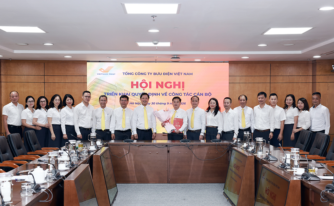 Bưu điện Việt Nam bổ nhiệm Tổng Giám đốc Công ty Vận chuyển và Kho vận, giao Quyền Giám đốc Bưu điện Thành phố Huế