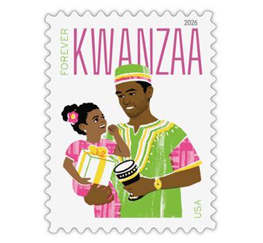 Bưu chính Mỹ phát hành tem về lễ hội Kwanzaa