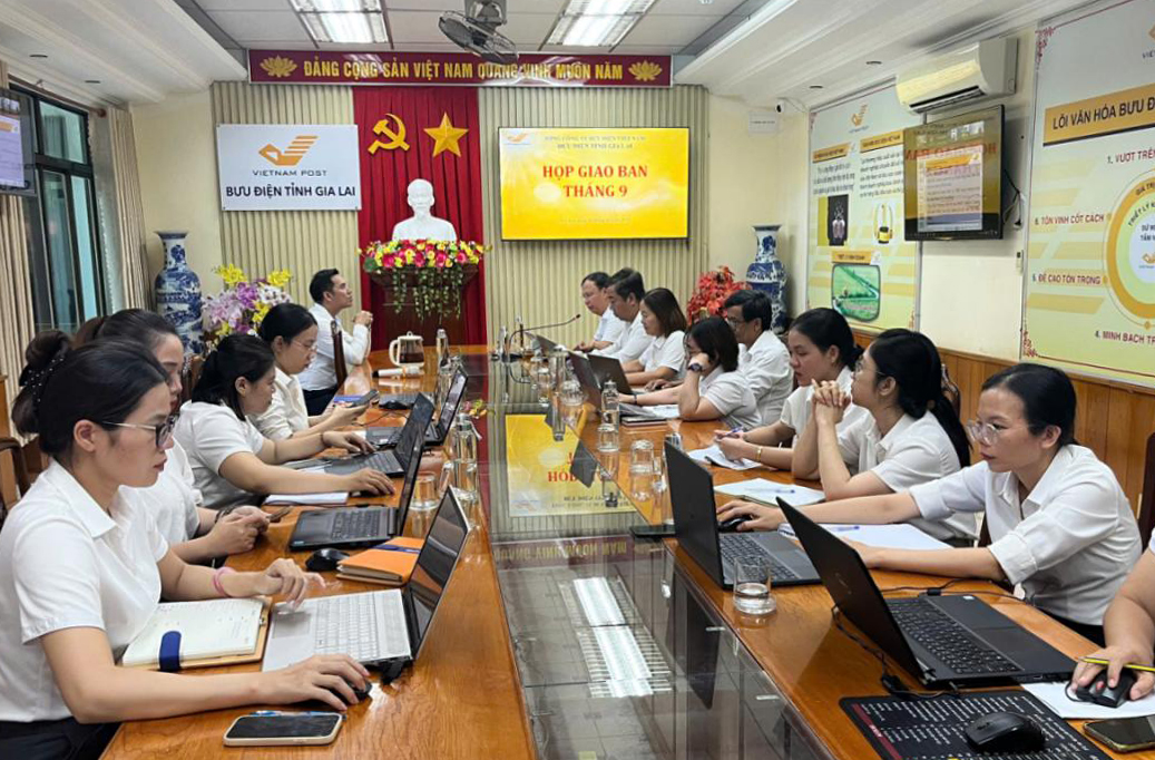 Bưu điện tỉnh Gia Lai triển khai nhiệm vụ trọng tâm tháng 10/2026